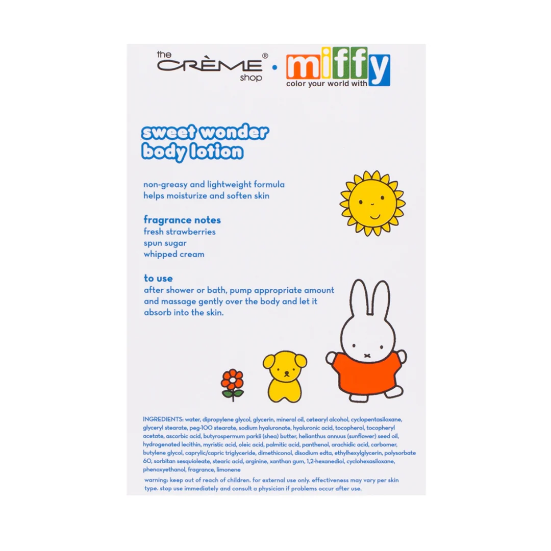 The Creme Shop Miffy Moisturizing Body Lotion Sweet Wonder - Image 5