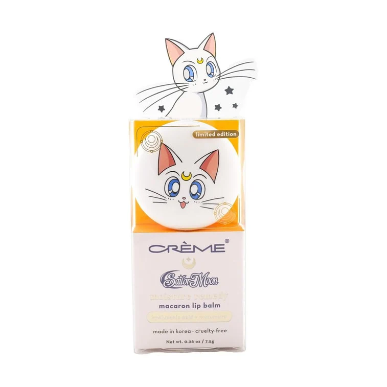 The Crème Shop Sailor Moon Artemis Macaron Lip Balm Peach Strawberry - Image 5