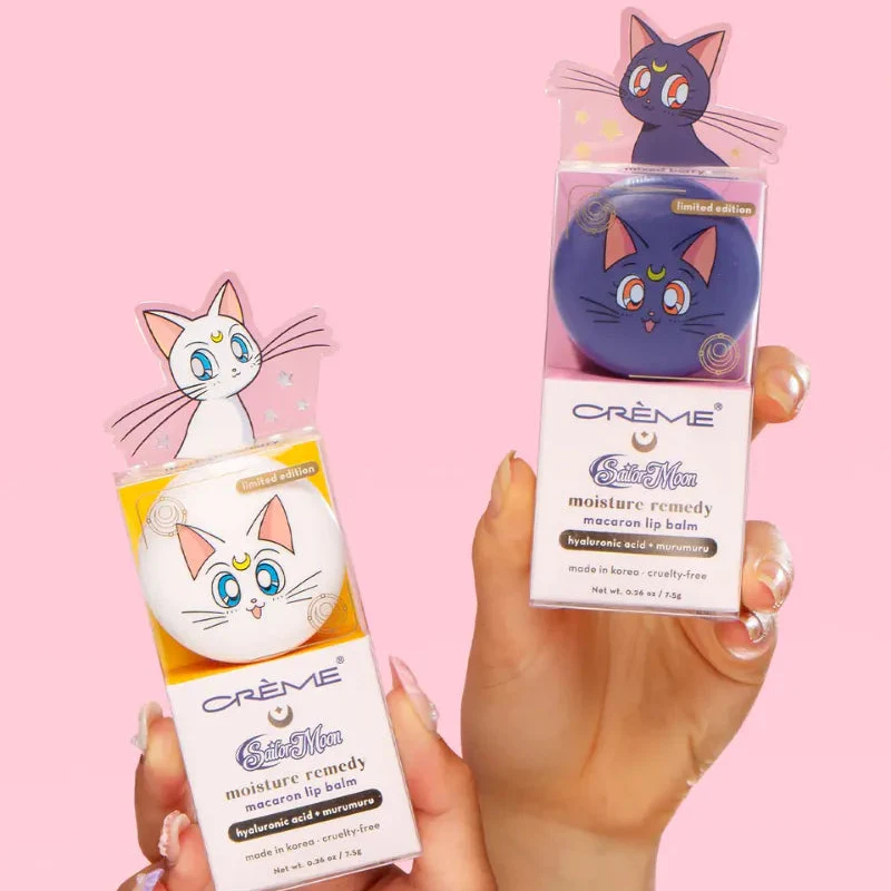 The Crème Shop Sailor Moon Artemis Macaron Lip Balm Peach Strawberry - Image 2