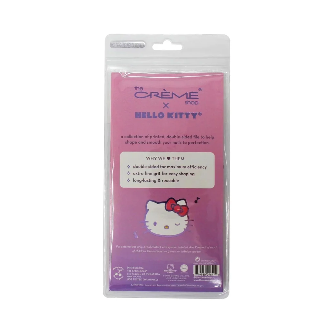 The Crème Shop X Hello Kitty Purple Smooth Perfection Nail Files - Image 4
