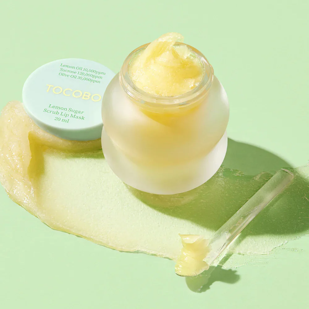 Tocobo Lemon Sugar Scrub Lip Mask - Image 2