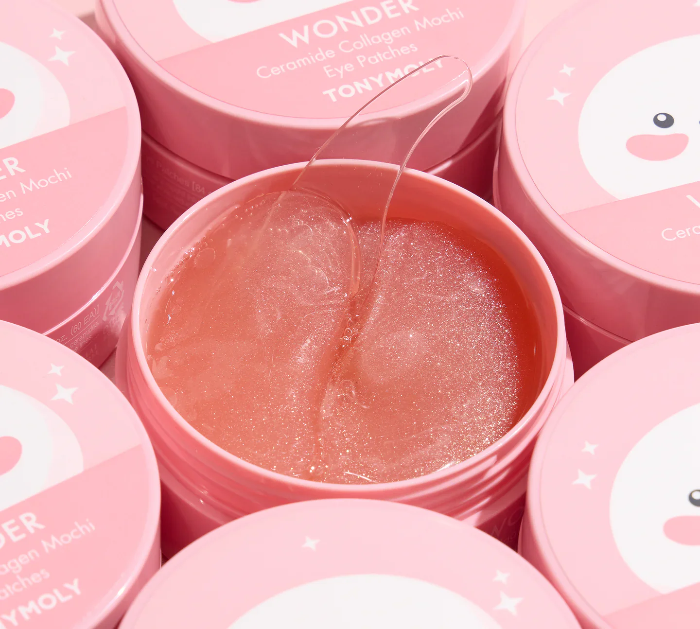 Tonymoly Wonder Ceramide Collagen Mochi Eye Patches - Image 2