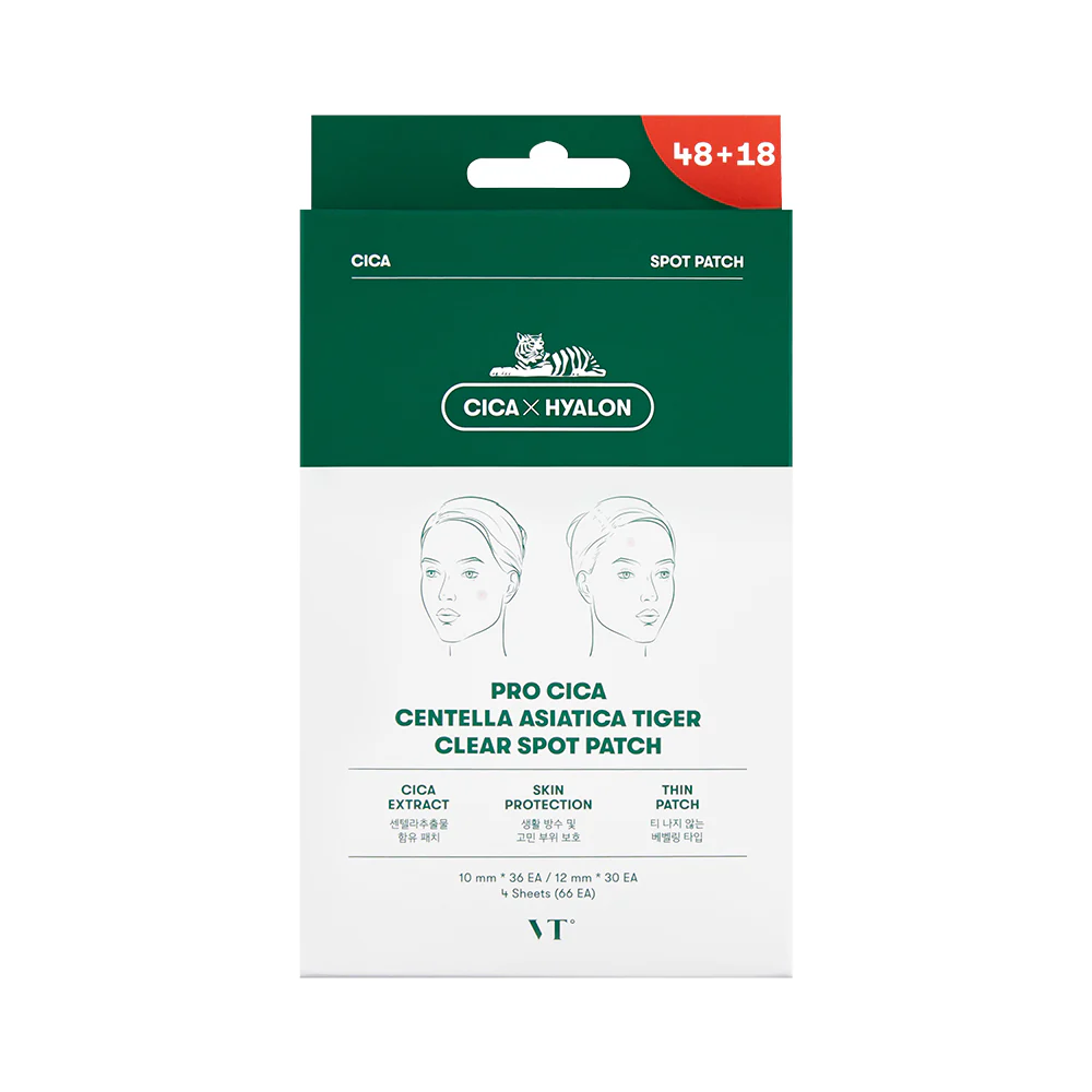VT Cosmetics CicaxHyalon Pro Cica Centella Asiatica Tiger Clear Spot Patch